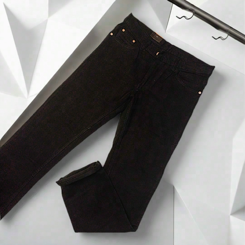 Oxygen Hugo - Celana Panjang Casual Pria Material Canvas Premium Warna Hitam